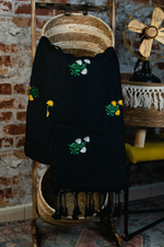 Load image into Gallery viewer, Khadi cotton with flower embroidery