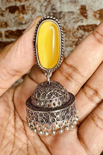 Load image into Gallery viewer, Oxidized Jimikki With Long Stud