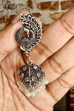 Load image into Gallery viewer, Oxidized peacock ring