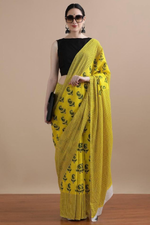 Load image into Gallery viewer, Bagru block print cotton sarees