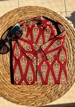 Load image into Gallery viewer, Ajrakh cotton shirt