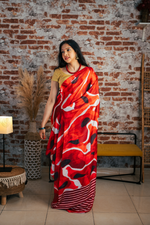 Load image into Gallery viewer, Satin saree
