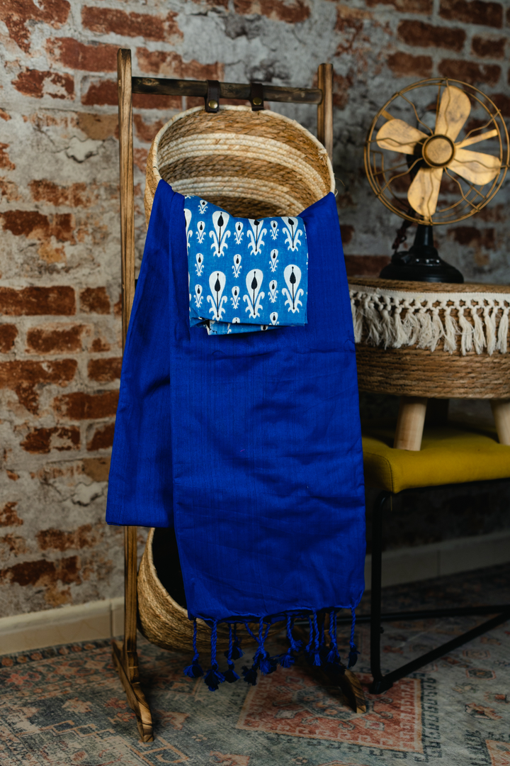 KHADI COTTON WITH BLOUSE