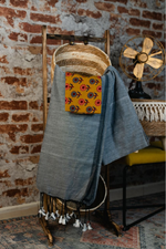 Load image into Gallery viewer, Khadi cotton with blouse
