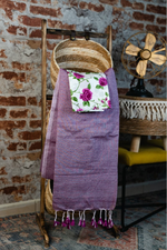 Load image into Gallery viewer, Khadi cotton with blouse
