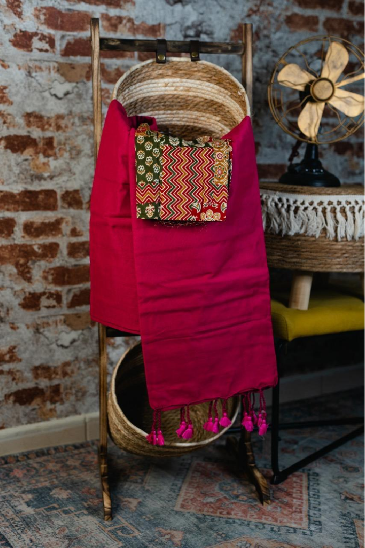 Khadi cotton with blouse