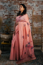 Load image into Gallery viewer, Mugha cotton saree
