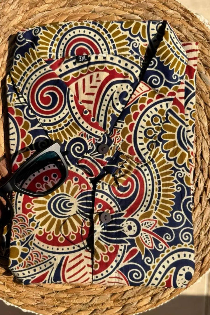 Bohemian style cotton shirt