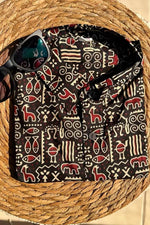 Load image into Gallery viewer, Warli art cotton shirt
