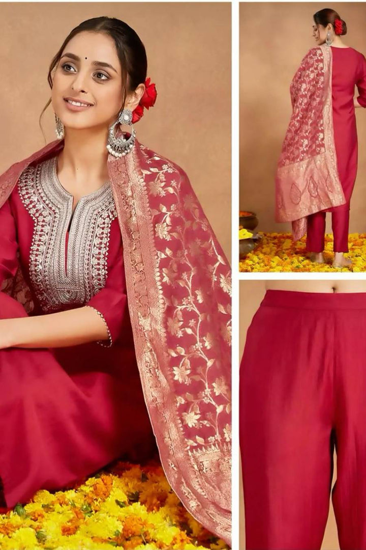 Vatican red with work