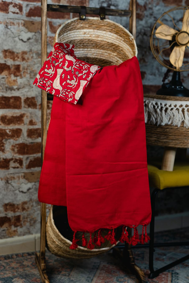 Khadi cotton with blouse