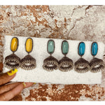 Load image into Gallery viewer, Oxidized Jimikki With Long Stud
